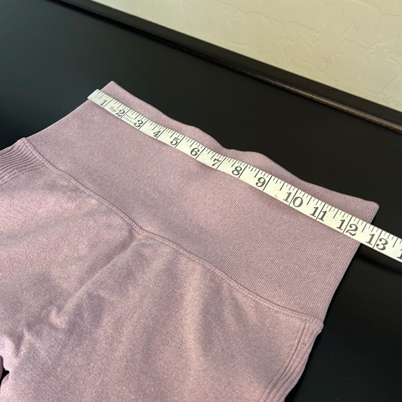 Scrunch back butt lift squat approved leggings, blush pink, high compression, M - Picture 5 of 12